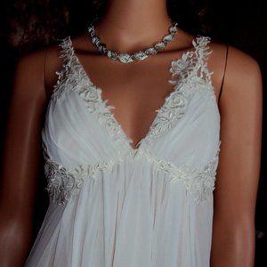 Jonquil by Diane Samandi Sheer Long Nightgown